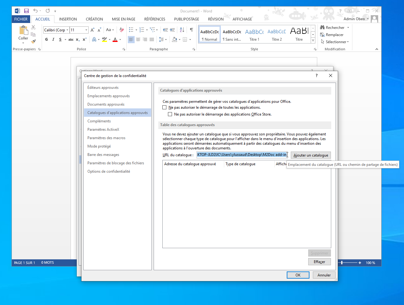 Ms word activedocument методы